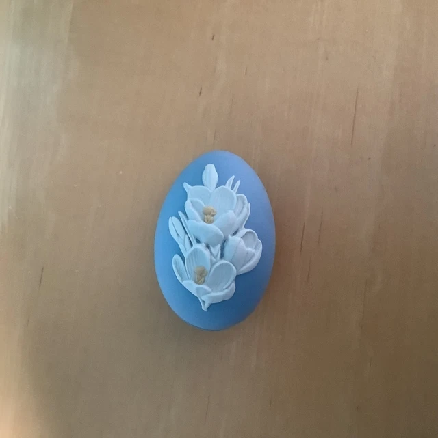 Wedgwood seltene blumige Jasperware Eierbox