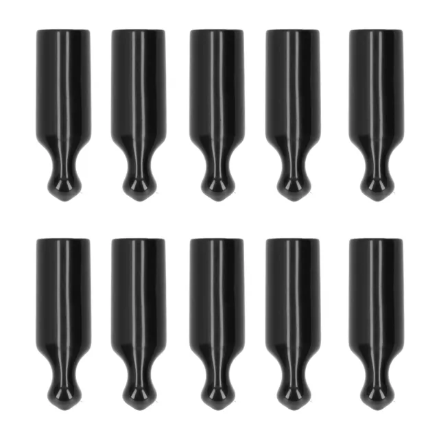 10Pcs Beer Tap Rubber Covers Ary For Beer Barrel Draft Beer Faucet Black Home