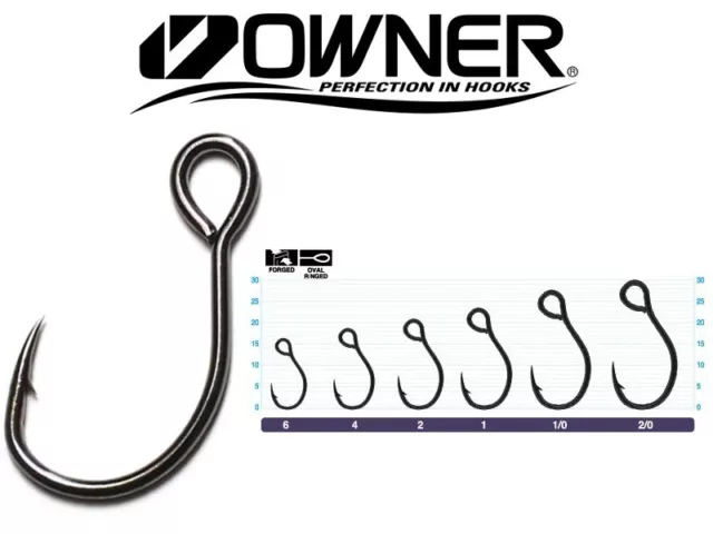 3 PACK OWNER Single Replacement Hooks XXX-Strong Size 9/0 Zo-Wire 4102-199  $7.39 - PicClick