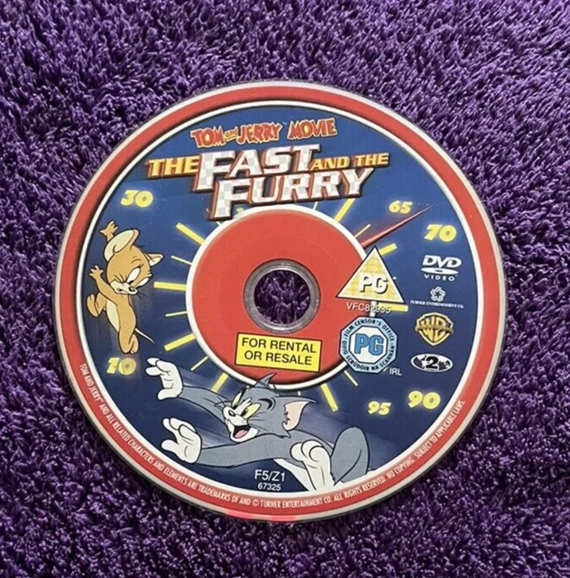 TOM AND JERRY The Fast and the Furry DVD Disc Only Bill Kopp