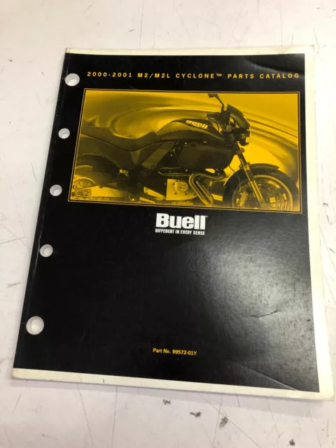 2000 2001 Harley Davidson Buell Cyclone M2 Parts Catalog Manual 99572-01Y (G3) 2