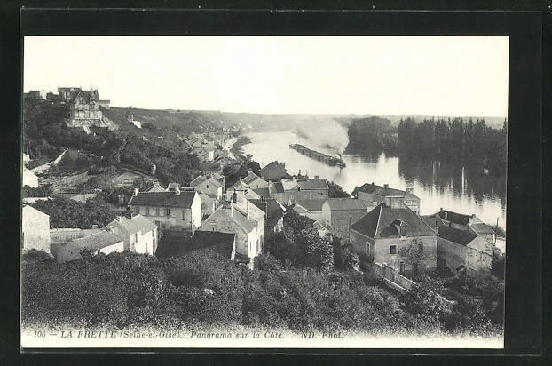 CPA La Frette, vue générale sur la Cote