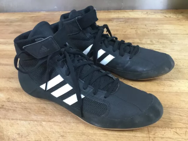 Adidas Wrestling Shoes men’s size 11 Black White