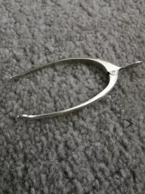 Wishbone Sugar Nips Tongs Sterling Silver  J.S &S or JS&SJames Swann & Son,