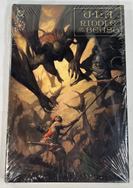 JLA: RIDDLE OF THE BEAST By Alan Grant - Hardcover NEW Sealed