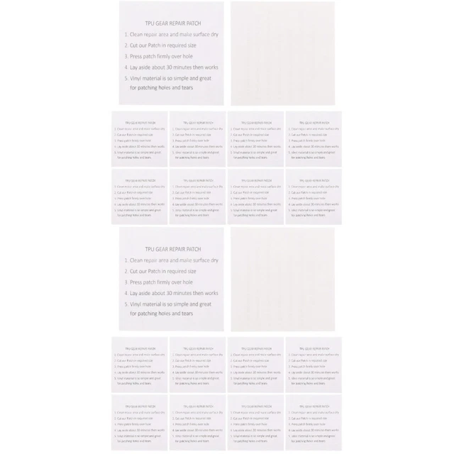 50 pcs Patch de réparation de tente TPU pratique