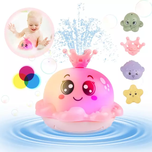 Baby Bath Toys Octopus Light up Bath Toys for Children Older Then 3 Years Old Gi