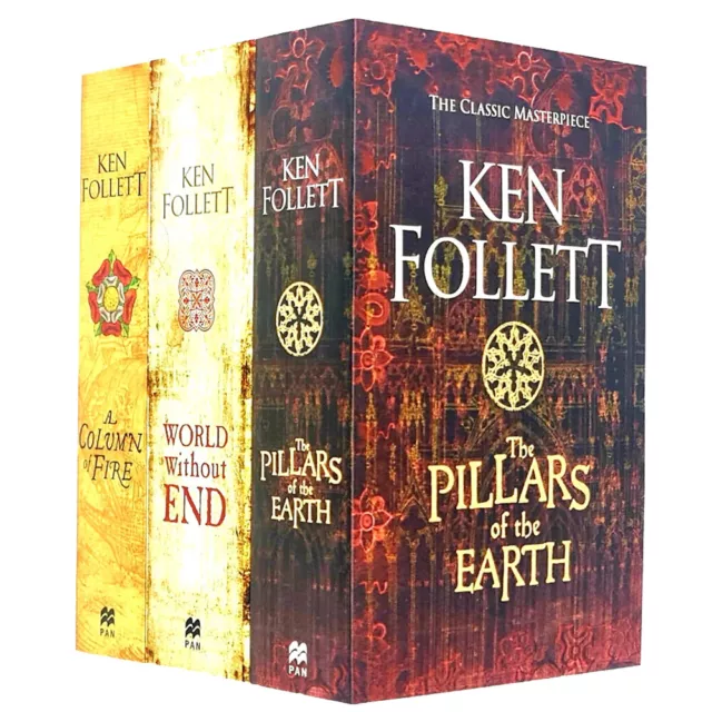 Ken Follett The Kingsbridge Novels Stories Collection 3 Books