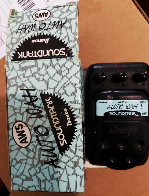 Auto Wah Aw5 Rar dés années 1984 Black Pédales à effet guitare Ibanez