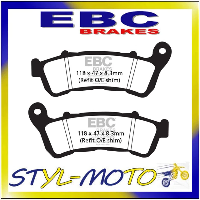 Plaquettes De Frein Avant EBC Pour Honda VFR 1200 F/FD DCT - Réf. FA499/4HH, Pack De 2, Neuf