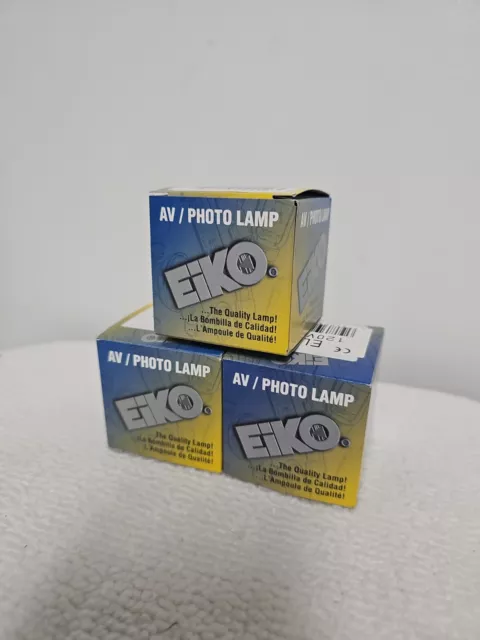 3 EIKO ELH 120V 300W AV/Photo Lamp New Open-Box!