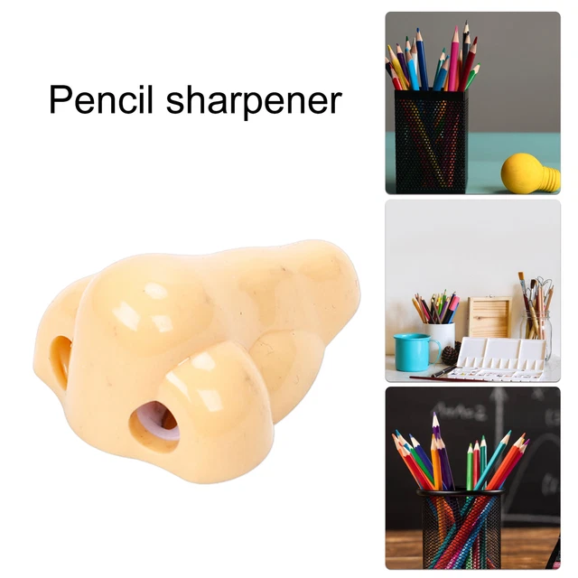 HANDHELD PENCIL SHARPENER Portable Pen Realistic Funny Nose Sharpeners Compact 11.66 PicClick AU
