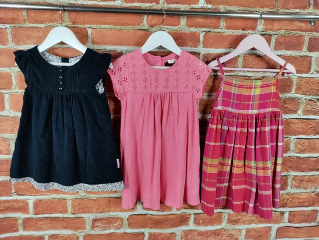 PACCHETTO RAGAZZA ETÀ 2-3 ANNI PROSSIMO BLUEZOO ecc SET ABITO RICAMATO ESTIVO 98CM