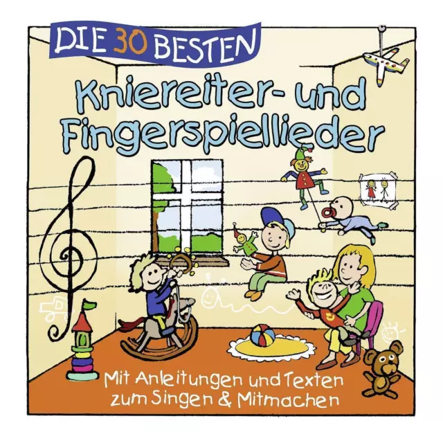 Die 30 besten Kniereiter- und Fingerspiellieder | Simone Sommerland (u. a.) | CD