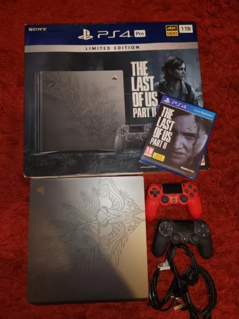 Sony PS4 Playstation 4 Pro 1TB The Last of Us Part 2 Limited Edition  Console Bundle 3004136