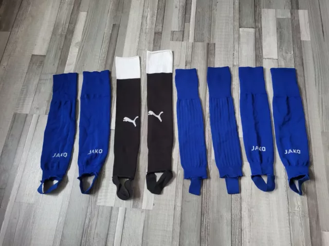 4 Paar Fußball Socken Stutzen Jack / Puma für Erwachsene