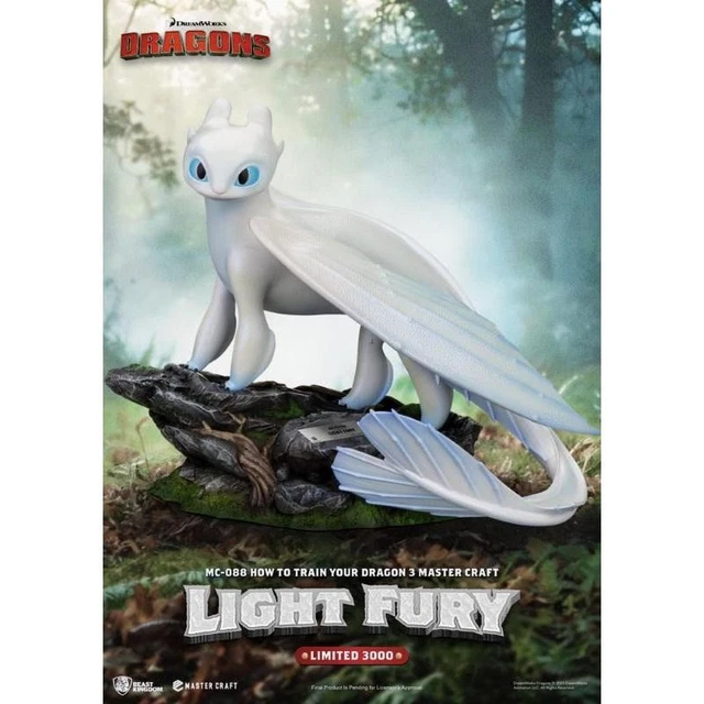 HOW TO TRAIN Your Dragon Master Craft Statue Light Fury 29 cm