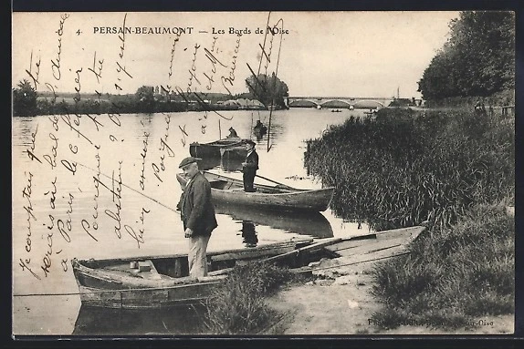 95 BEAUMONT-SUR-OISE. Eglise et Grand Escalier 1902