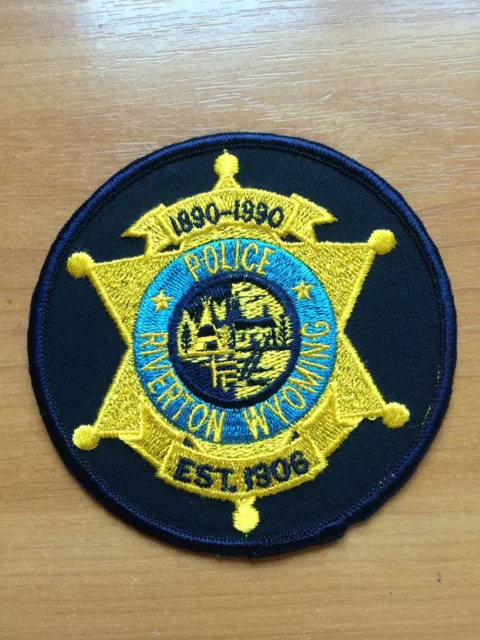 Patch Police Riverton Wyoming Wy State