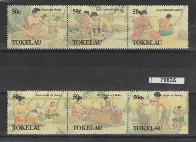 1990 Tokelau Artisanat 6 Valeurs MNH MF96508