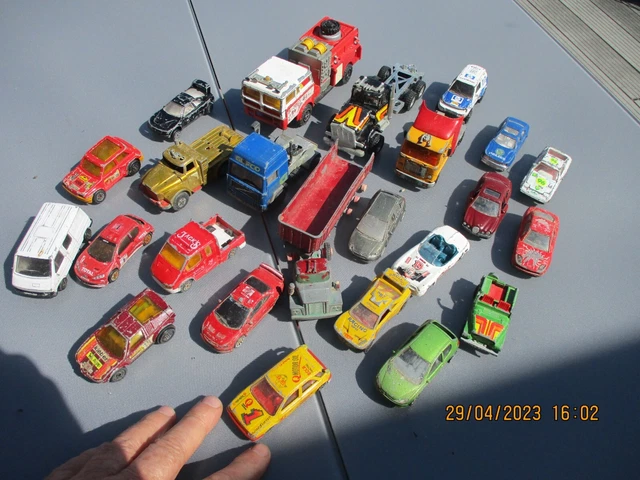 Lot De 21 Voitures Majorette Et 4 Remorques – Mix Avec Quelques Matchbox