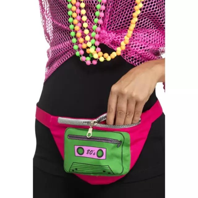 1980s Bumbag Ladies Punk Rocker 80s Fancy Dress Accessory