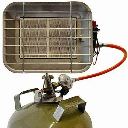 Gasheizstrahler GHS 4200 3,3 - 4,2 kW von Güde +  Piezozündung 95517306