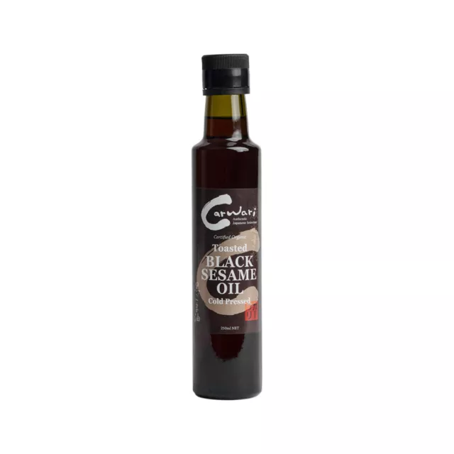 ^ Carwari Organic Toasted Black Sesame Oil 250mL