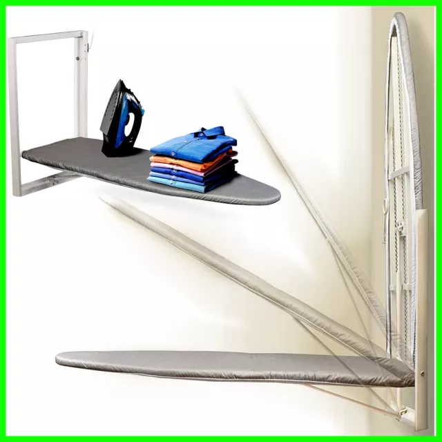 Wall Mount Foldable Ironing Board Home Apartment Space Saving Folding Iron Gift