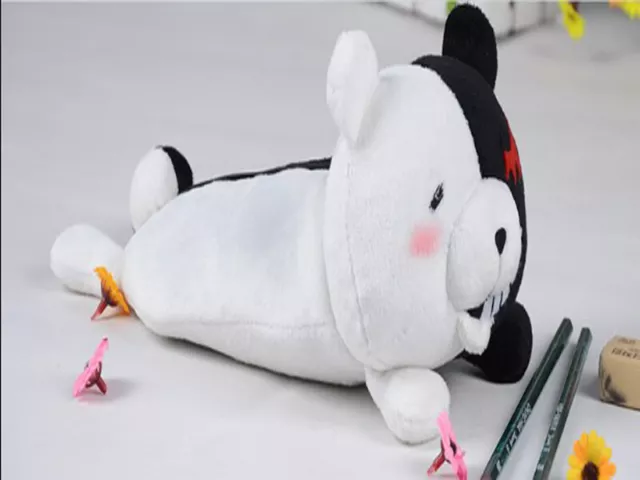 Anime Dangan Ronpa Monokuma Cosplay Plush Pencil Case Pen Bag Cosmetic Bag