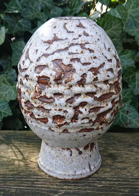 alte Vase Blumenvase Keramikvase Keramik Kunsttöpferei Unterstab Zapfenform