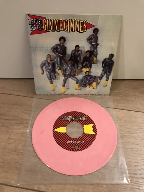 Me First & The Gimme Gimmes Stevie 7" Color Vinyl Pink 1/2450 Nofx Rancid