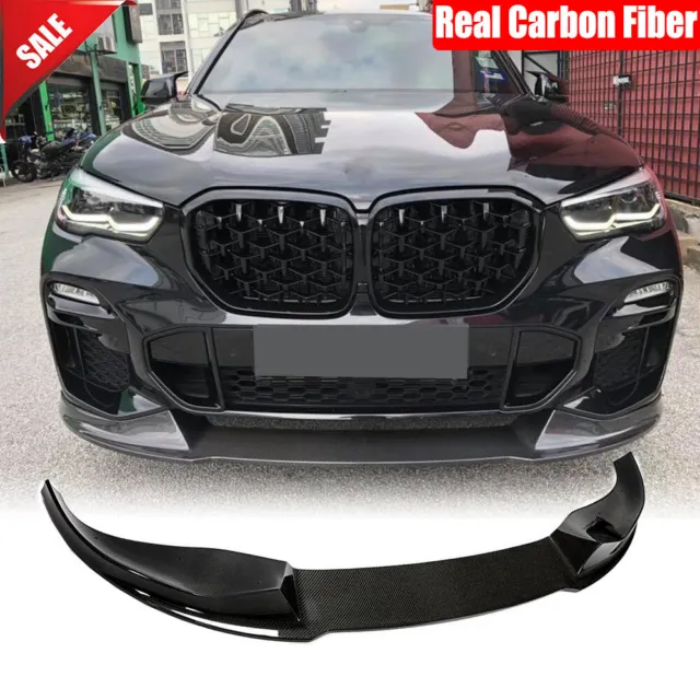  Real Carbon Fiber Front Lip for BMW X5 G05 2019-2021