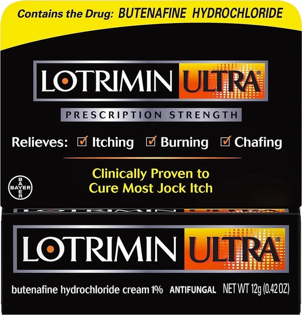 LOTRIMIN ULTRA ATHLETE'S Foot Jock Itch Ringworm Antifungal AF Cream