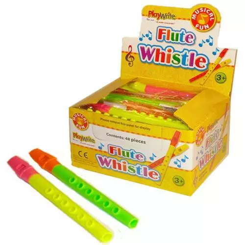 192 Flute Whistles Toys Party Bag Fillers Bulk Wholesale Job Lot