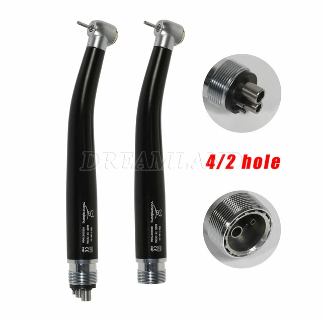Yabangbang Dental PANA Max High Speed Handpiece 2/4 Hole Turbine fit NSK Black