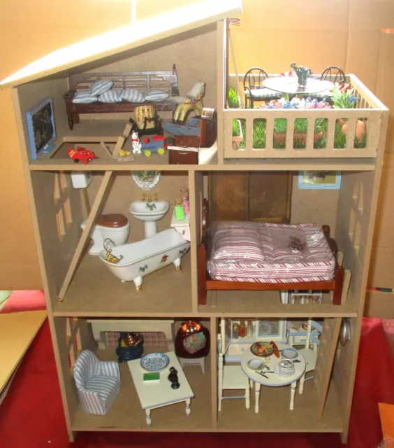 Wewoo - 3pcs meubles de maison de poupée filles enfants coiffeuse jouets  ensemble accessoires cadeau de fille de noël rose - Briques et blocs - Rue  du Commerce
