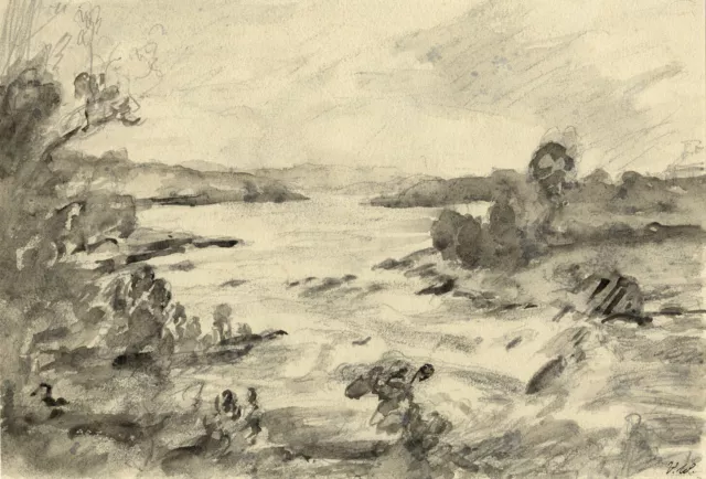 Vernon Wethered NEAC, Rushing River, South West Ireland –early C20th watercolour