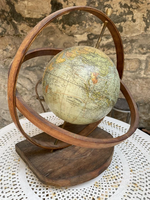 Globe Terrestre Noir et Cuivre - CBE MOVA Globes