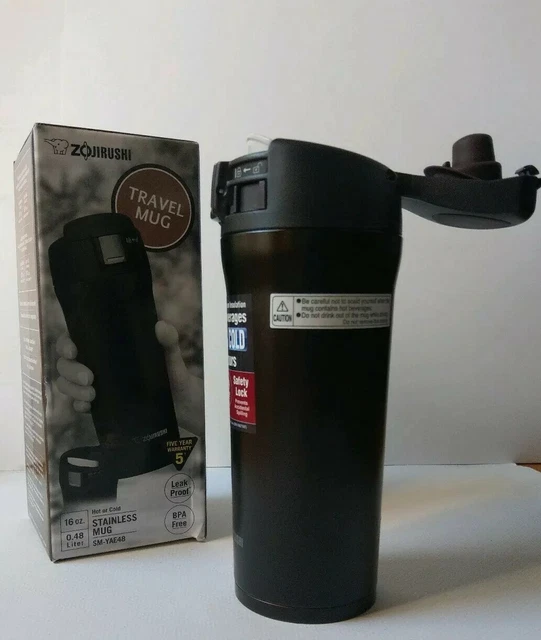 Travel Mug * Dark Cocoa 16 oz＊. Zojirushi SM-YAE48-TD Stainless Mug 