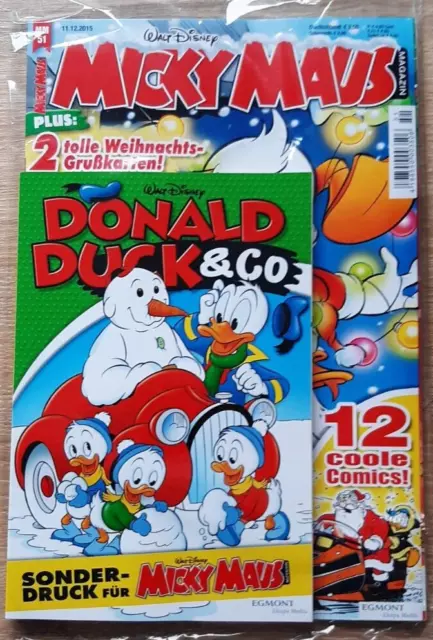 Micky Maus  2015 :  Nr. 51    mit Beilage    Extraheft  Donald Duck       ovp
