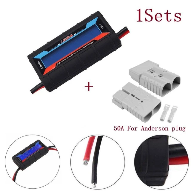 150A Digital LCD Amp Watt Meter Leistungsanalysator Solar Wohnwagen + für Ander