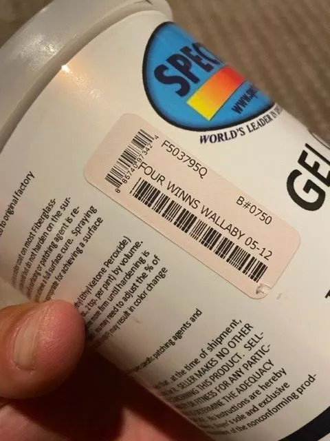 Spectrum Gel Coat - Four Winns Wallaby E503795Q