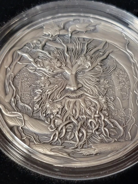 2021 Niue 2 oz Antique Silver The Spirit Of The Forest - SKU#242279