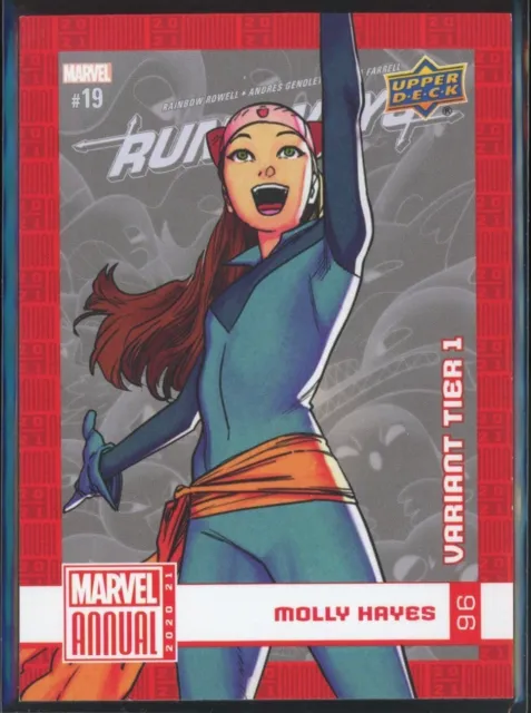 2020-21 Upper Deck UD Marvel Annual Molly Hayes Variant Tier 1 #96