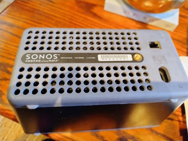 SONOS PLAY 3 Speaker Black/Grey Not Working Spares Or Repairs £31.88 - PicClick UK