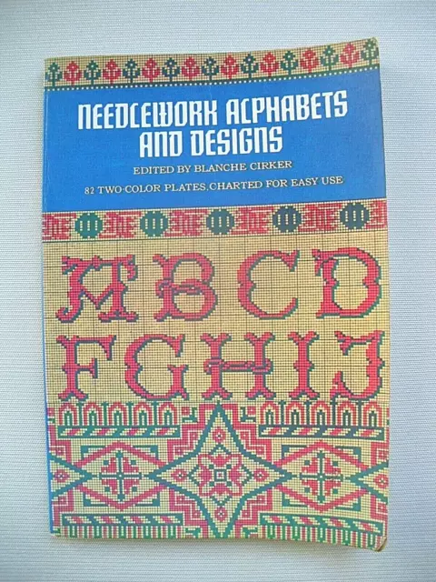 Needlework Alphabets & Designs - Blanche Cirker - Cross Stitch & Needlepoint