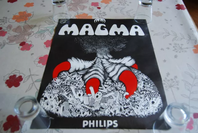 MAGMA Christian VANDER Poster : Philips Records 1970 First album Kobaia