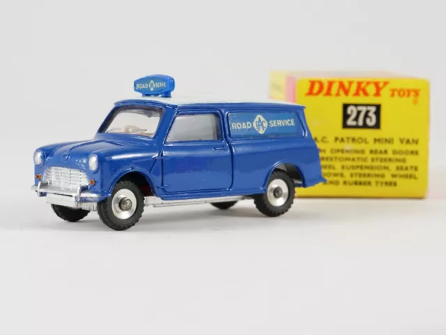 Dinky toys GB n° 273 Mini Van royal Automobile Club RAC neuf en boite 1/43