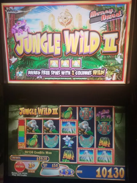 Wms Jungle Wild 2 Money Burst Bb1 Bb2 Slot Game Software Only Williams Bluebird1